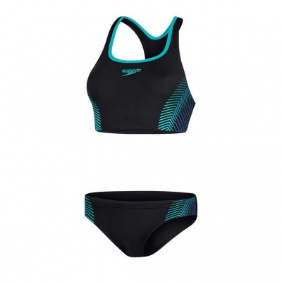 SPEEDO PLACEMENT 2PC 003060 14835W ΜΑΥΡΟ ΠΕΤΡΟΛ