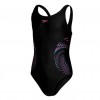 SPEEDO PLACEMENT MUSCLEBACK 08324 14379G ΜΑΥΡΟ ΜΩΒ