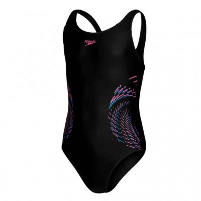 SPEEDO PLACEMENT MUSCLEBACK 08324 14379G ΜΑΥΡΟ ΜΩΒ