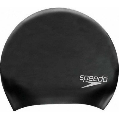 SPEEDO LONG HAIR CAP 06168 0001U BLACK