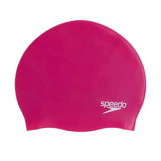 SPEEDO PLAIN MOULDED SILICON CAP 70984 B495U ΦΟΥΞΙΑ