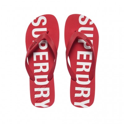 SUPERDRY CODE FLIP FLOPS MF310186A OPI ΚΟΚΚΙΝΟ