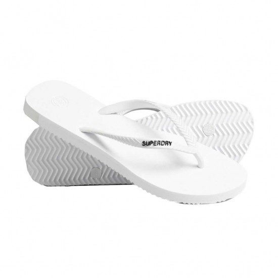 SUPERDRY CODE FLIP FLOPS MF310190A 04C ΛΕΥΚΟ