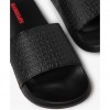 SUPERDRY D2 SDNA AOP EMBOSSED POOL SLIDE MF310272A 02A ΜΑΥΡΟ