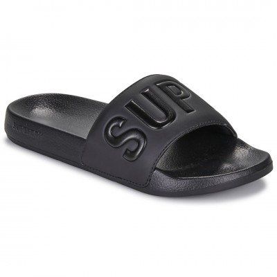SUPERDRY POOL SLIDE MF310266A 02A ΜΑΥΡΟ