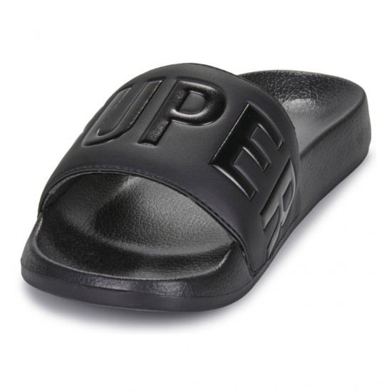 SUPERDRY POOL SLIDE MF310266A 02A ΜΑΥΡΟ