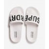SUPERDRY CORE POOL SLIDE WF310237A T7X3 ΛΕΥΚΟ ΜΑΥΡΟ