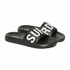 SUPERDRY CORE POOL SLIDE WF310237A 02A ΜΑΥΡΟ ΛΕΥΚΟ