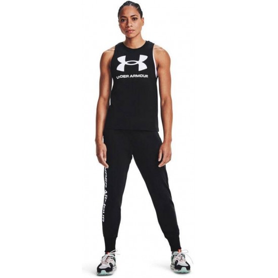 UNDER ARMOUR SPORTSTYLE GRAPHIC TANK 1356297 001 ΜΑΥΡΟ