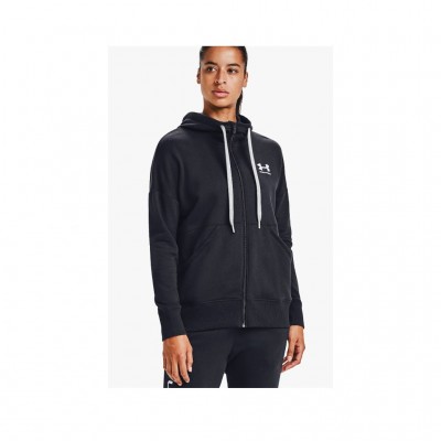 UNDER ARMOUR RIVAL FLEECE FZ 1356400 001 ΜΑΥΡΟ