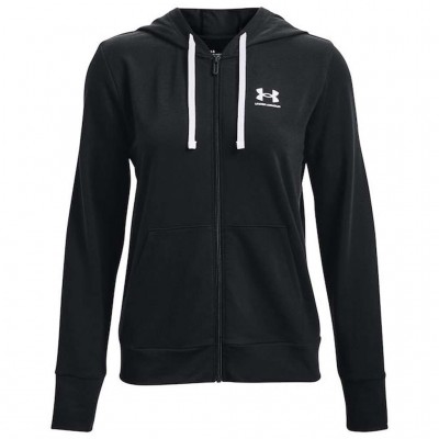 UNDER ARMOUR RIVAL TERRY FZ 1369853 001 ΜΑΥΡΟ