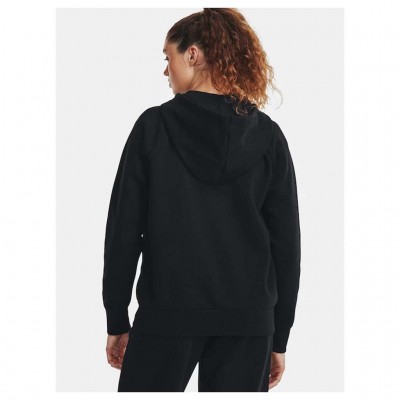 UNDER ARMOUR RIVAL FLEECE FZ HOODIE 1379497 001 ΜΑΥΡΟ