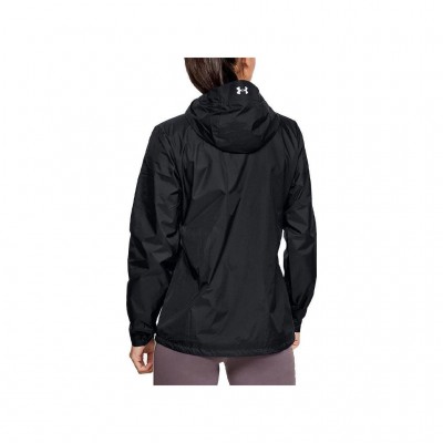 UNDER ARMOUR FOREFRONT RAIN JACKET 1321443 001 ΜΑΥΡΟ