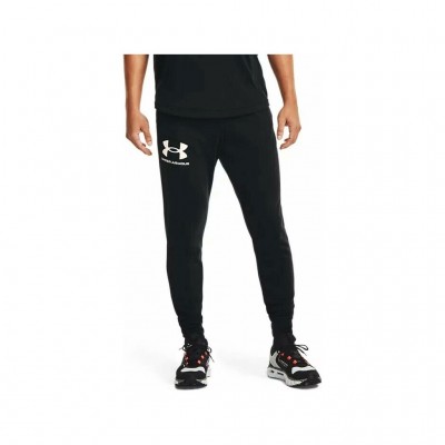 UNDER ARMOUR RIVAL TERRY JOGGER 1361642 001 ΜΑΥΡΟ