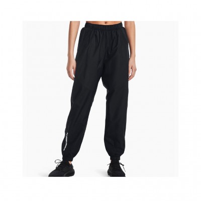 UNDER ARMOUR RUSH WOVEN PANT 1369846 001 ΜΑΥΡΟ