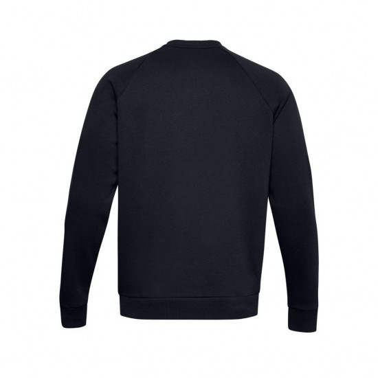 UNDER ARMOUR RIVAL FLEECE CREW 1357096 001 ΜΑΥΡΟ