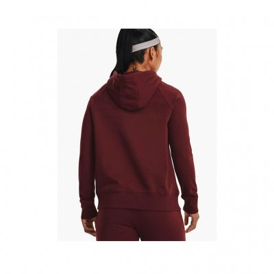 UNDER ARMOUR RIVAL FLEECE HB HOODIE 1356317 690 ΜΠΟΡΝΤΟ