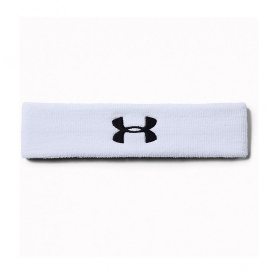 UNDER ARMOUR PERFORMANCE HEADBAND 1276990 100 ΛΕΥΚΟ