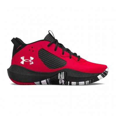 UNDER ARMOUR LOCKDOWN 6 PS 3025618 600 ΜΑΥΡΟ ΚΟΚΚΙΝΟ