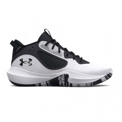 UNDER ARMOUR LOCKDOWN 6 3025616 101 ΛΕΥΚΟ ΜΑΥΡΟ