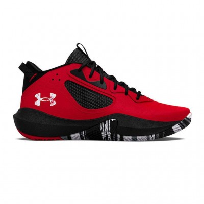 UNDER ARMOUR LOCKDOWN 6 3025616 600 ΚΟΚΚΙΝΟ ΜΑΥΡΟ