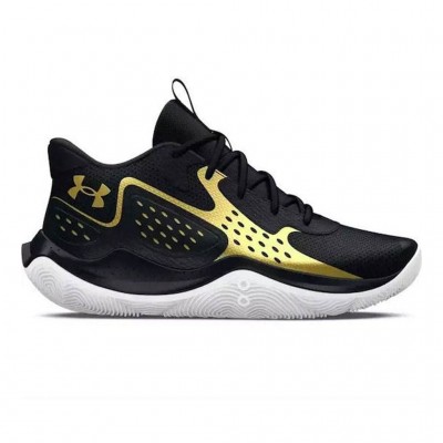 UNDER ARMOUR JET '23 3026634 001 ΜΑΥΡΟ ΧΡΥΣΟ