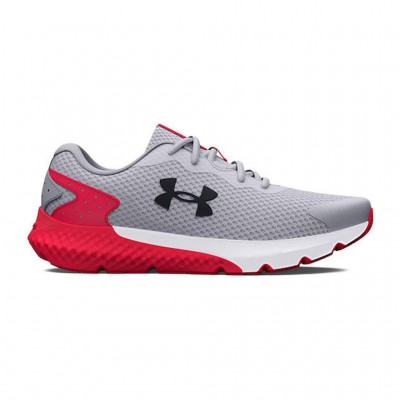 UNDER ARMOUR CHARGED ROGUE 3 3024981 104 ΓΚΡΙ ΚΟΚΚΙΝΟ