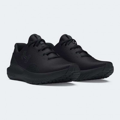 UNDER ARMOUR CHARGED SURGE 4 3027007 002 ΜΑΥΡΟ