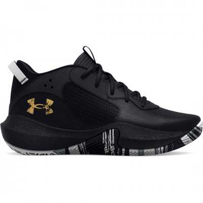 UNDER ARMOUR LOCKDOWN 6 PS 3025618 003 ΜΑΥΡΟ ΧΡΥΣΟ