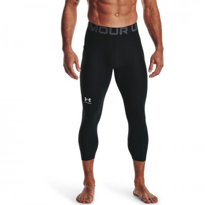 UNDER ARMOUR HEATGEAR ARMOUR 3/4 TIGHTS 1361588 001 ΜΑΥΡΟ