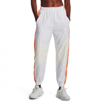 UNDER ARMOUR RUSH WOVEN PANT 1369846 100 ΛΕΥΚΟ