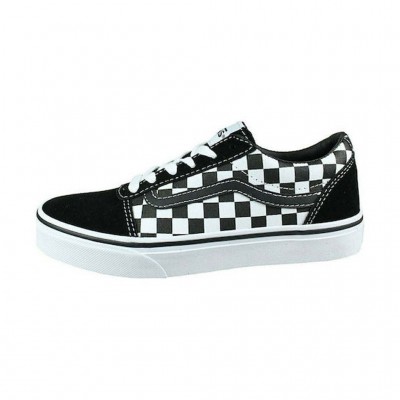 VANS YT WARD CHECKERED K VN0A38J9PVJ1 ΜΑΥΡΟ