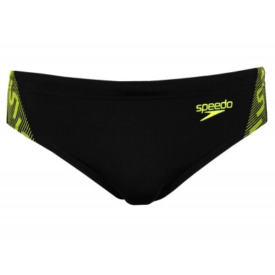 SPEEDO MONOGRAM 7 cm BRIEF 08741 ΜΑΥΡΟ ΛΑΧΑΝΙ