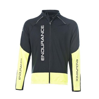 ENDURANCE VOSTOK M L-S CYCLING JACKET E183561 ΜΑΥΡΟ ΚΙΤΡΙΝΟ