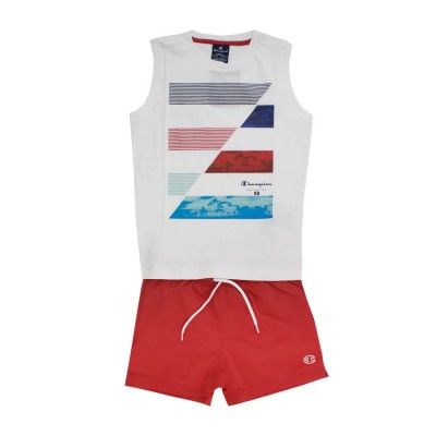 CHAMPION SET 304926 WW001 ΛΕΥΚΟ ΚΟΚΚΙΝΟ