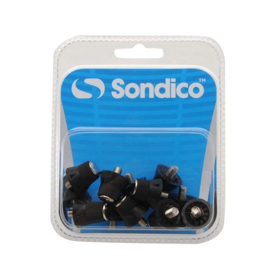 SONDICO PRO ALLOY TIPP FOOTBALL STUDS 840105 ΜΑΥΡΟ