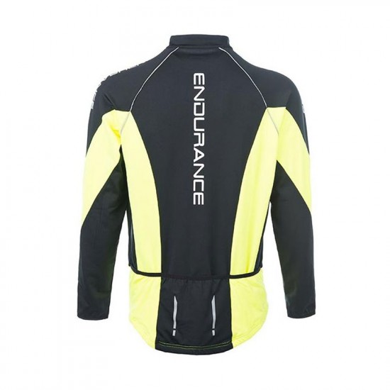 ENDURANCE VOSTOK M L-S CYCLING JACKET E183561 ΜΑΥΡΟ ΚΙΤΡΙΝΟ