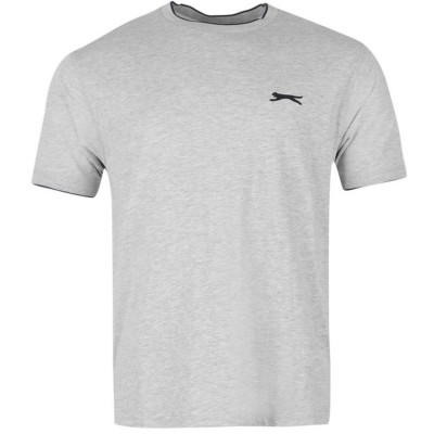 T/S SLAZENGER TIPPED TEE 592007-25 GREY