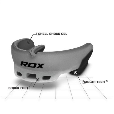 RDX 3G GREY MOUTH GUARD ADULT GGS-3G