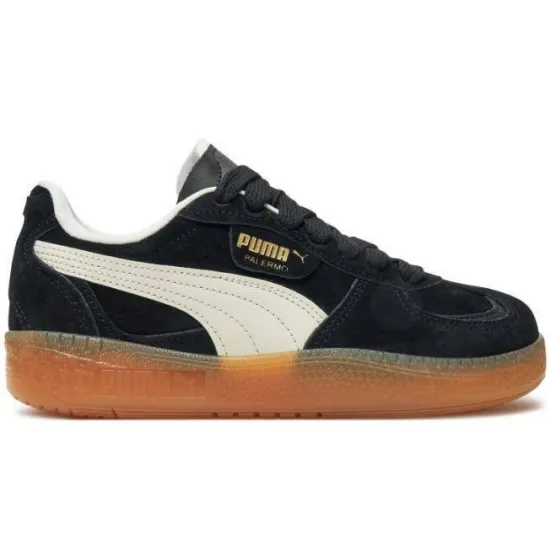 PUMA PALERMO MODA 400323 02 ΜΑΥΡΟ ΛΕΥΚΟ