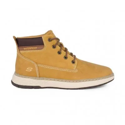 SKECHERS ROUND TOE WATERPROOF LACE UP 205235 WTN ΜΟΥΣΤΑΡΔΙ